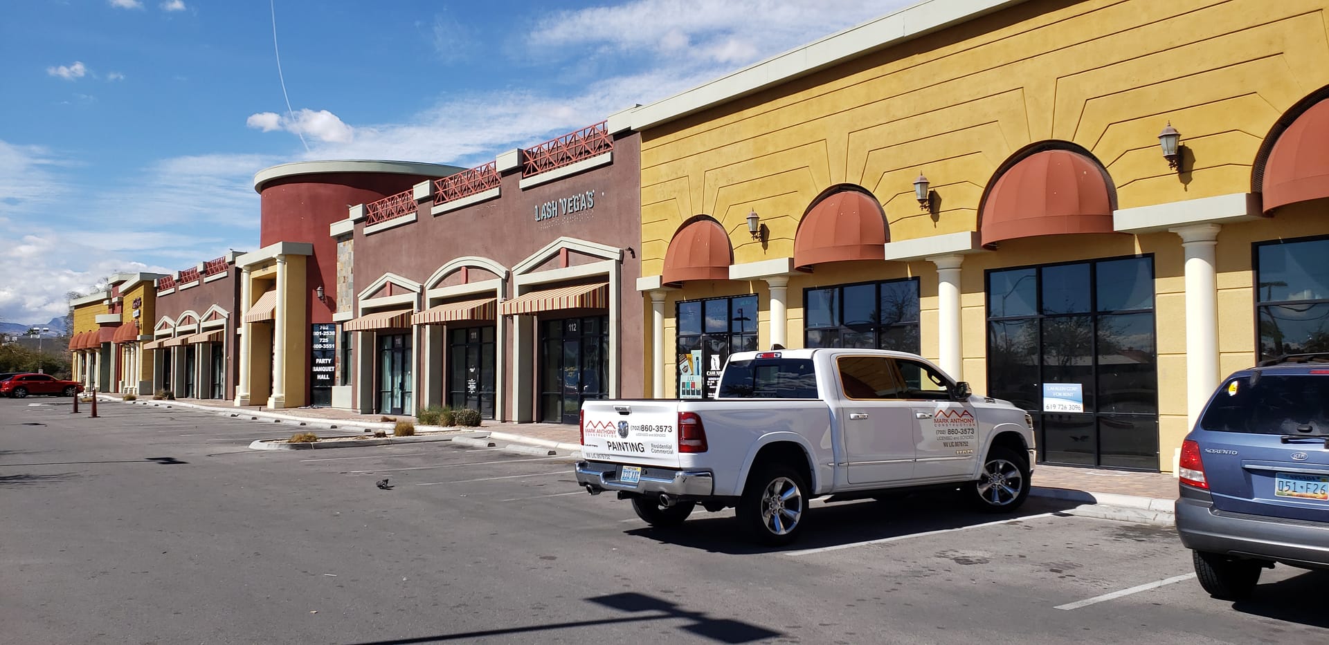 Commercial exterior painting project by Mark Anthony Painting in Las Vegas, NV