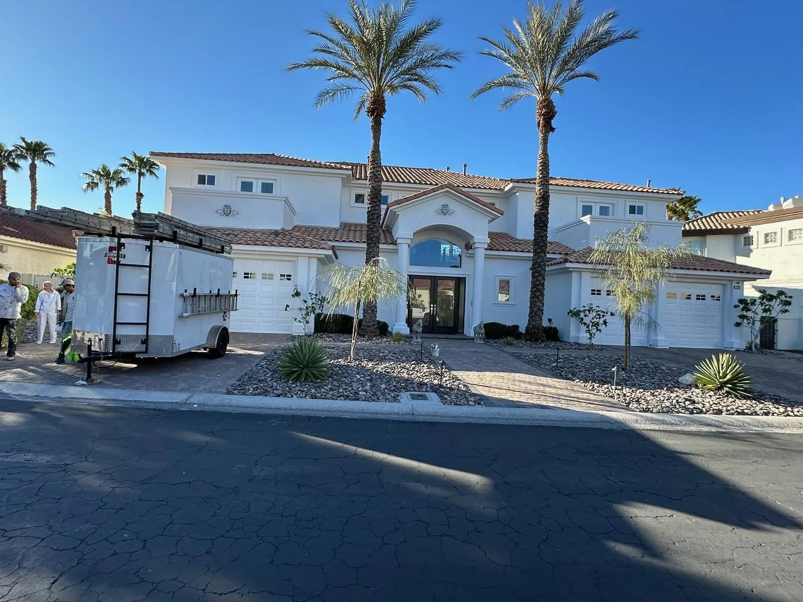 Exterior painting project by Mark Anthony Painting in Las Vegas, NV