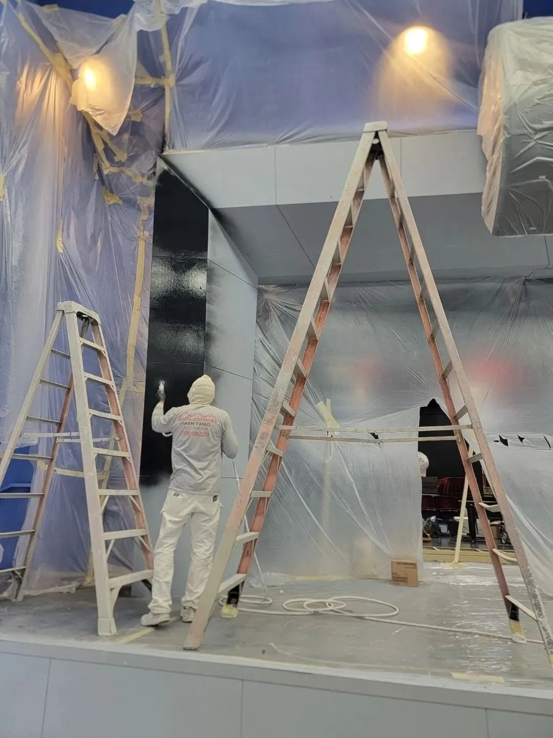 Commercial interior painting project by Mark Anthony Painting in Las Vegas, NV